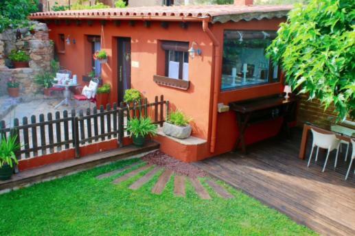 Ferienwohnung Casa Rosa Garden House Santa Cristina d'Aro Exterior foto